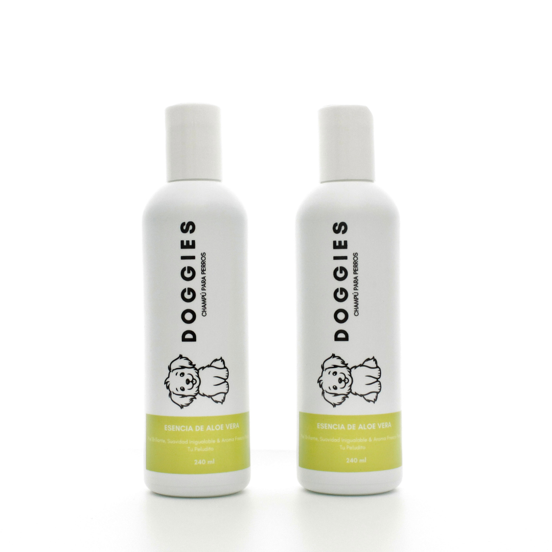 KIT 2 SHAMPOOS PARA MASCOTAS CON ALOE VERA  240ML