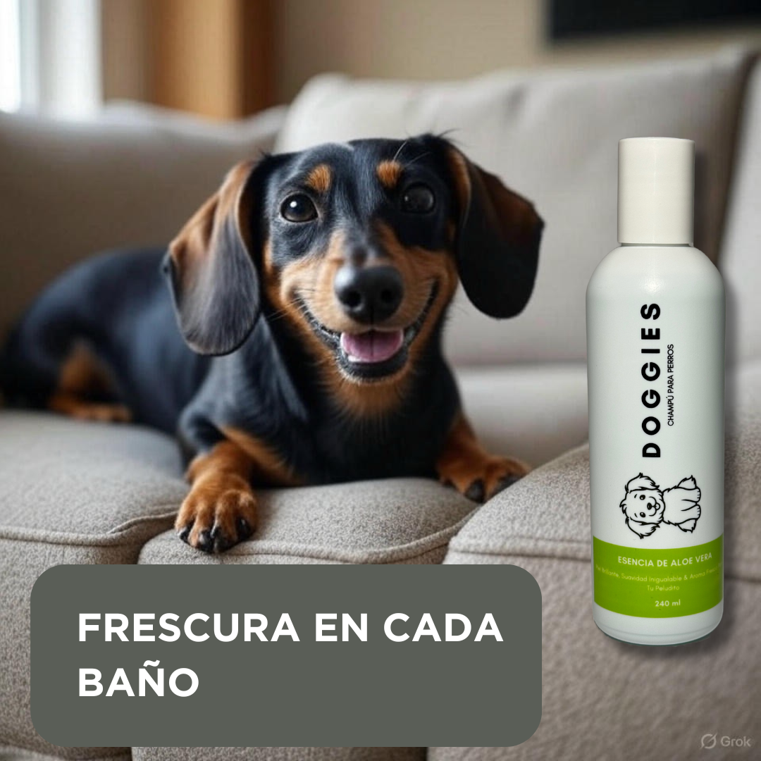 SHAMPOO DE ALOE VERA DOGGIES 240ML X 12