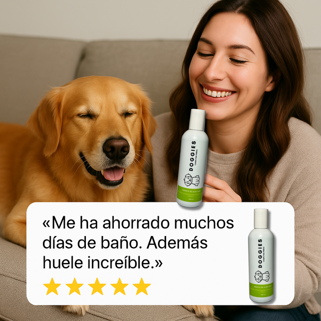 SHAMPOO DE ALOE VERA DOGGIES 240ML X 12